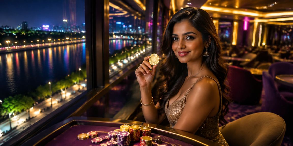 Live casino dealer table in India
